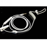 3.5mm In Ear Anti-radiation Earphone Air Tube Stereo Headset flexible