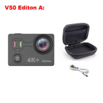 V50 Pro Action Camera Ambarella A12 IMX258 Sensor real 4K 30FPS