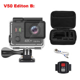 V50 Pro Action Camera Ambarella A12 IMX258 Sensor real 4K 30FPS
